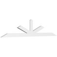 thumbnail image 1 of 96"W x 20"H x 2"D x 4"F, 5/12 Pitch, Saratoga Architectural Grade PVC Gable Bracket, 1 of 8