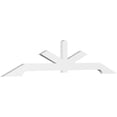 thumbnail image 1 of 96"W x 20"H x 2"D x 4"F, 5/12 Pitch, Vanguard Architectural Grade PVC Gable Bracket, 1 of 8