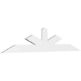 thumbnail image 1 of 96"W x 20"H x 2"D x 6"F, 5/12 Pitch, Saratoga Architectural Grade PVC Gable Bracket, 1 of 8