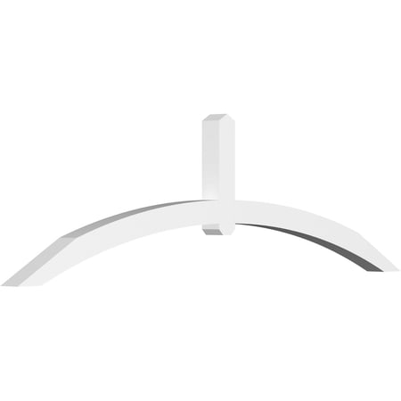 96"W x 28"H x 4"D x 4"F, 7/12 Pitch, Archdale Architectural Grade PVC Gable Bracket