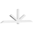 thumbnail image 1 of 96"W x 28"H x 4"D x 4"F, 7/12 Pitch, Kennewick Architectural Grade PVC Gable Bracket, 1 of 8