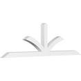 thumbnail image 1 of 96"W x 28"H x 4"D x 4"F, 7/12 Pitch, Richland Architectural Grade PVC Gable Bracket, 1 of 9