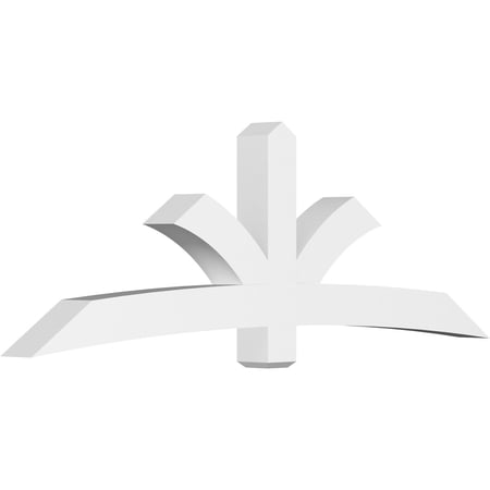 96"W x 32"H x 6"D x 6"F, 8/12 Pitch, Davenport Architectural Grade PVC Gable Bracket
