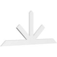 thumbnail image 1 of 96"W x 40"H x 2"D x 6"F, 10/12 Pitch, Saratoga Architectural Grade PVC Gable Bracket, 1 of 8