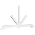 thumbnail image 1 of 96"W x 44"H x 2"D x 4"F, 11/12 Pitch, Vanguard Architectural Grade PVC Gable Bracket, 1 of 8
