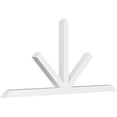thumbnail image 1 of 96"W x 44"H x 4"D x 4"F, 11/12 Pitch, Saratoga Architectural Grade PVC Gable Bracket, 1 of 8