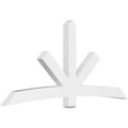 thumbnail image 1 of 96"W x 44"H x 4"D x 6"F, 11/12 Pitch, Alberta Architectural Grade PVC Gable Bracket, 1 of 8