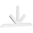 thumbnail image 1 of 96"W x 44"H x 4"D x 6"F, 11/12 Pitch, Saratoga Architectural Grade PVC Gable Bracket, 1 of 8