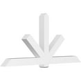 thumbnail image 1 of 96"W x 44"H x 6"D x 6"F, 11/12 Pitch, Kennewick Architectural Grade PVC Gable Bracket, 1 of 8