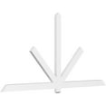 thumbnail image 1 of 96"W x 48"H x 2"D x 4"F, 12/12 Pitch, Kennewick Architectural Grade PVC Gable Bracket, 1 of 8