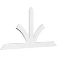 thumbnail image 1 of 96"W x 48"H x 2"D x 6"F, 12/12 Pitch, Richland Architectural Grade PVC Gable Bracket, 1 of 9