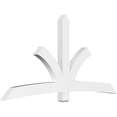 thumbnail image 1 of 96"W x 48"H x 4"D x 6"F, 12/12 Pitch, Davenport Architectural Grade PVC Gable Bracket, 1 of 8