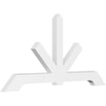 thumbnail image 1 of 96"W x 48"H x 4"D x 6"F, 12/12 Pitch, Vanguard Architectural Grade PVC Gable Bracket, 1 of 8