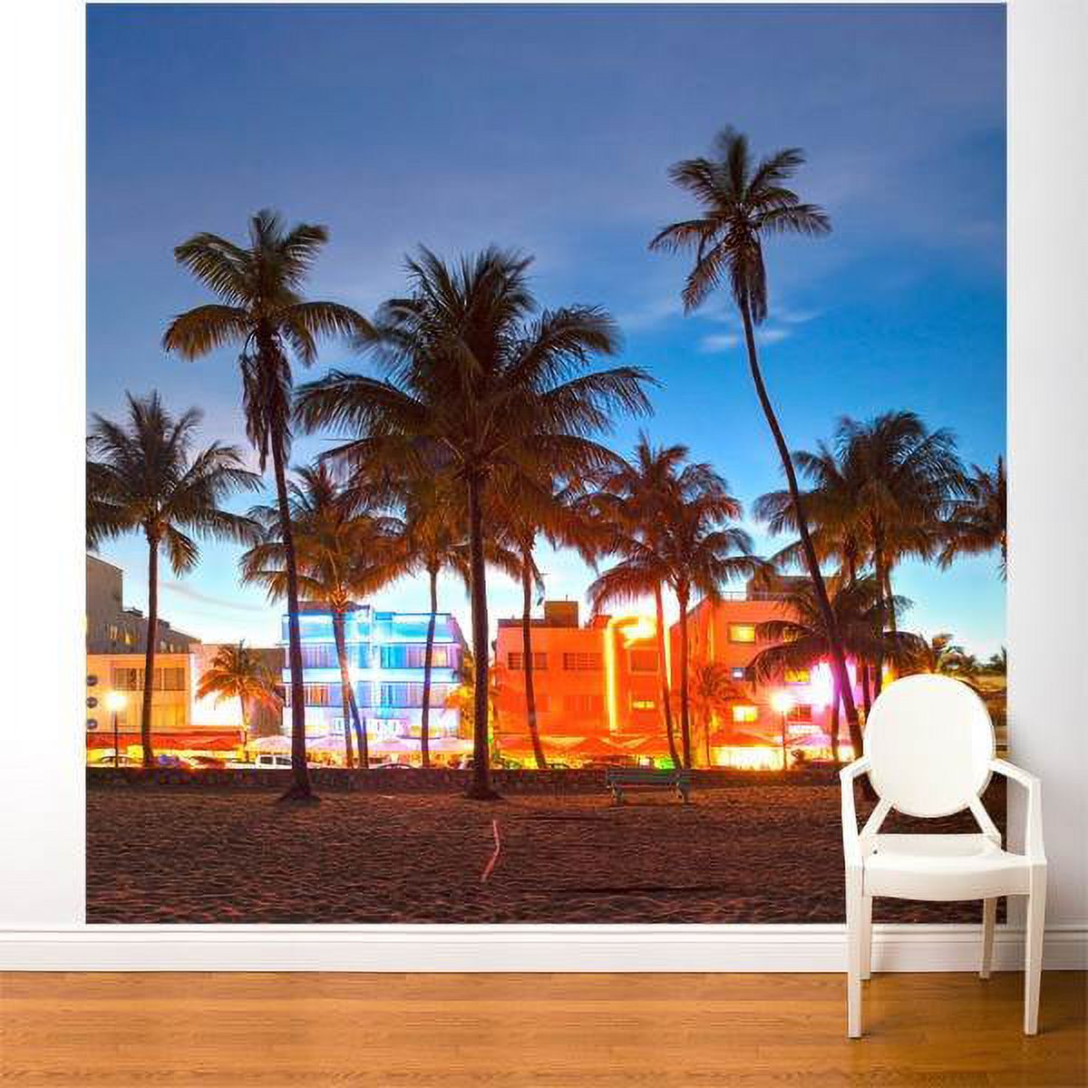 96 in. Miami Beach Wall Mural