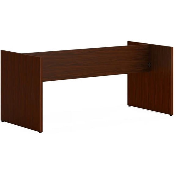 96 in. Mod Conference Table Base, Traditional Mahogany