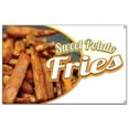 thumbnail image 1 of 96 in. Sweet Potato Fries Banner with Concession Stand Food Truck Single Sided, 1 of 1