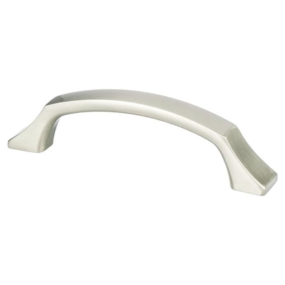 96 mm CC Century Edge Pull with Brushed Nickel