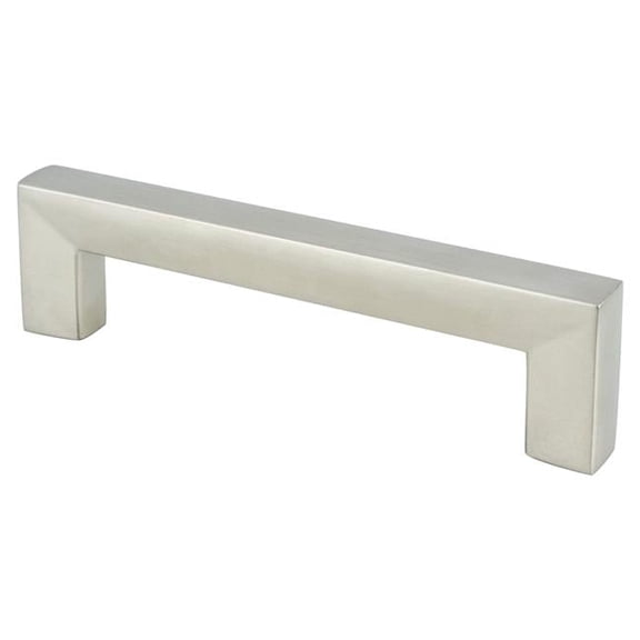 96 mm CC Square Pull with Brushed Nickel