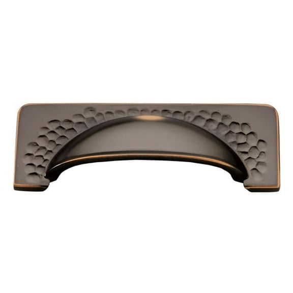 96 mm Craftsman Cabinet Cup Pull, Oil Rubbed Bronze