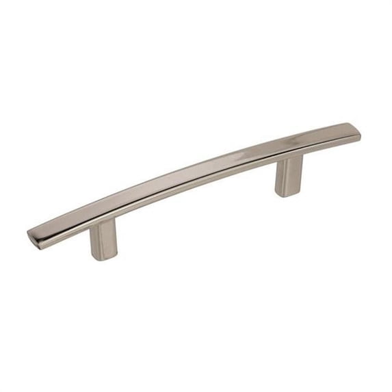 96 mm Cyprus Cabinet Pull - Polished Nickel