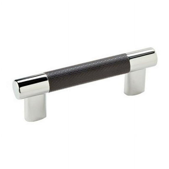 96 mm Pull Esquire - Polished Nickel & Black Bronze