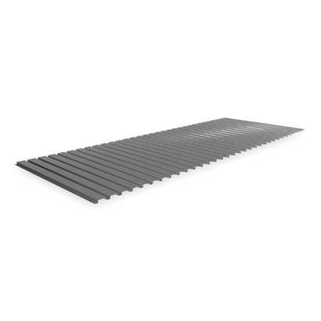 96" x 36" Ribbed Steel Decking with 2150 lb. Load Capacity, Gray