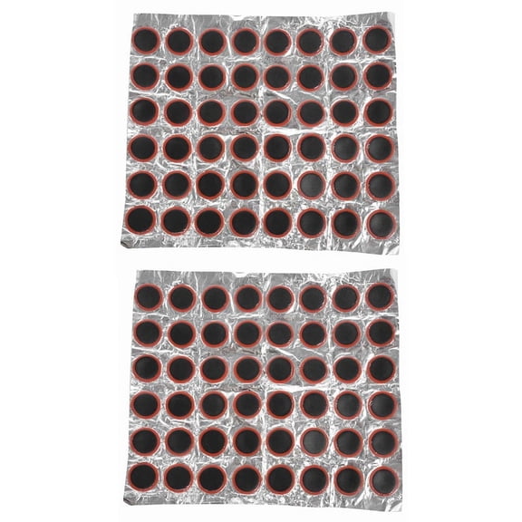 96 x Bike Tire patch-black & red