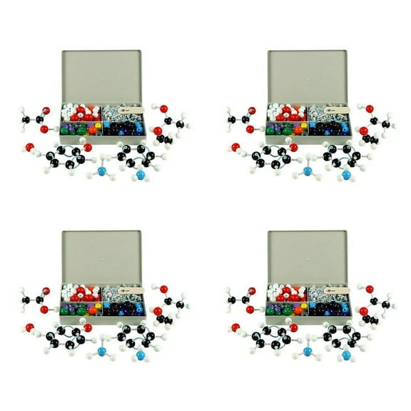 960 Pcs Molecular Model Kit Organic Chemistry Molecular Electron Orbital Model Chemistry Aid Tool for Chemistry Lesson344 x Atom Model 612 x Link 4 x Link Tool 4 x Plastic Box