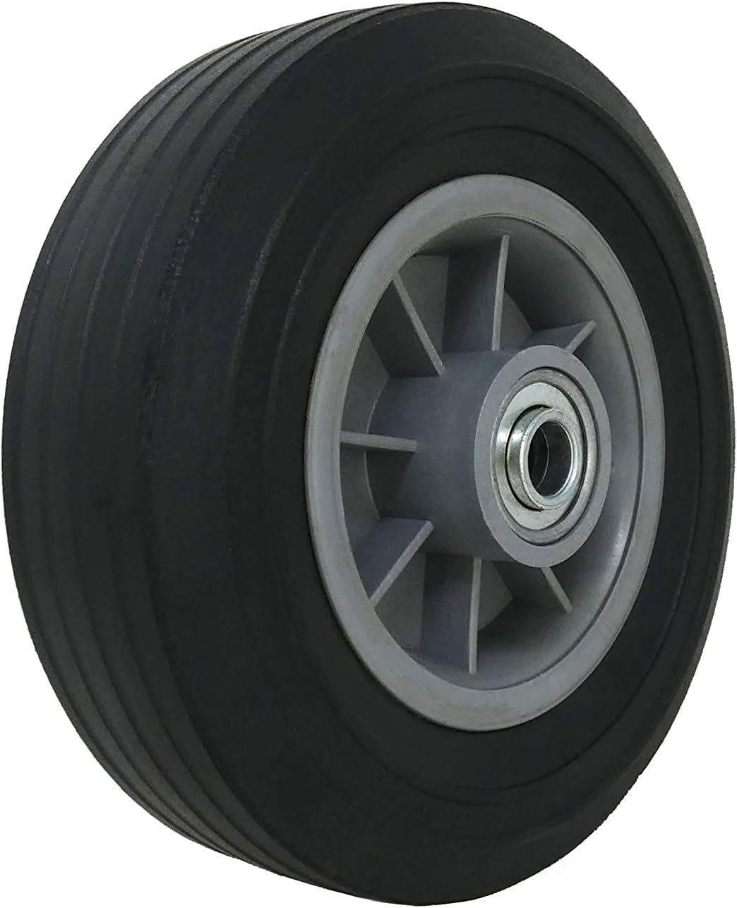 9600 8Inch Hand Truck Replacement Wheel, Solid Rubber, 21/2Inch
