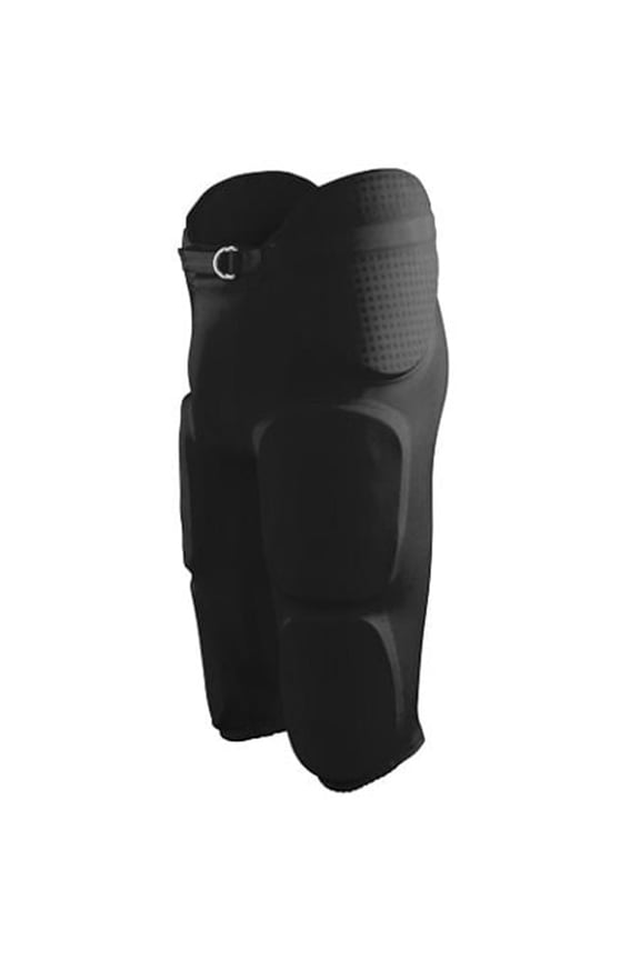 9600A Gridiron Football Pant - Black - Small - Integrated with EVA Pads