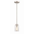 thumbnail image 1 of 9601-SN Millennium Lighting Moven - 1 Light Mini-Pendant-45.5 Inch Tall and 5 Inch Wide-Satin Nickel Finish, 1 of 5