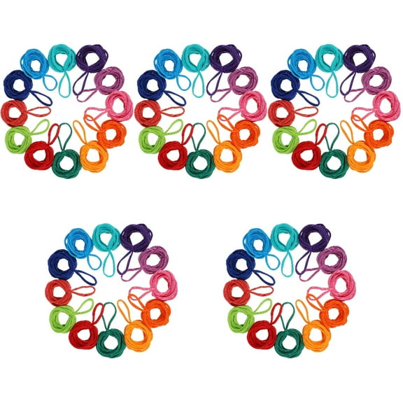 960pcs Loom Potholder Loops Weaving Loom Loops Potholder Refill Elastic Potholder Loops for DIY Crafts Supplies