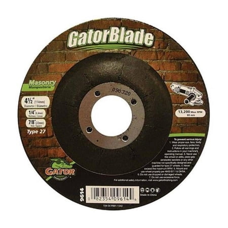 9614 4.5 x 0.25 x 0.88 in. Masonry Wheel