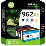 962XL Ink 962 Ink Cartridge Compatible with 962 Ink Cartridges for 962XL Ink Cartridges 4PK