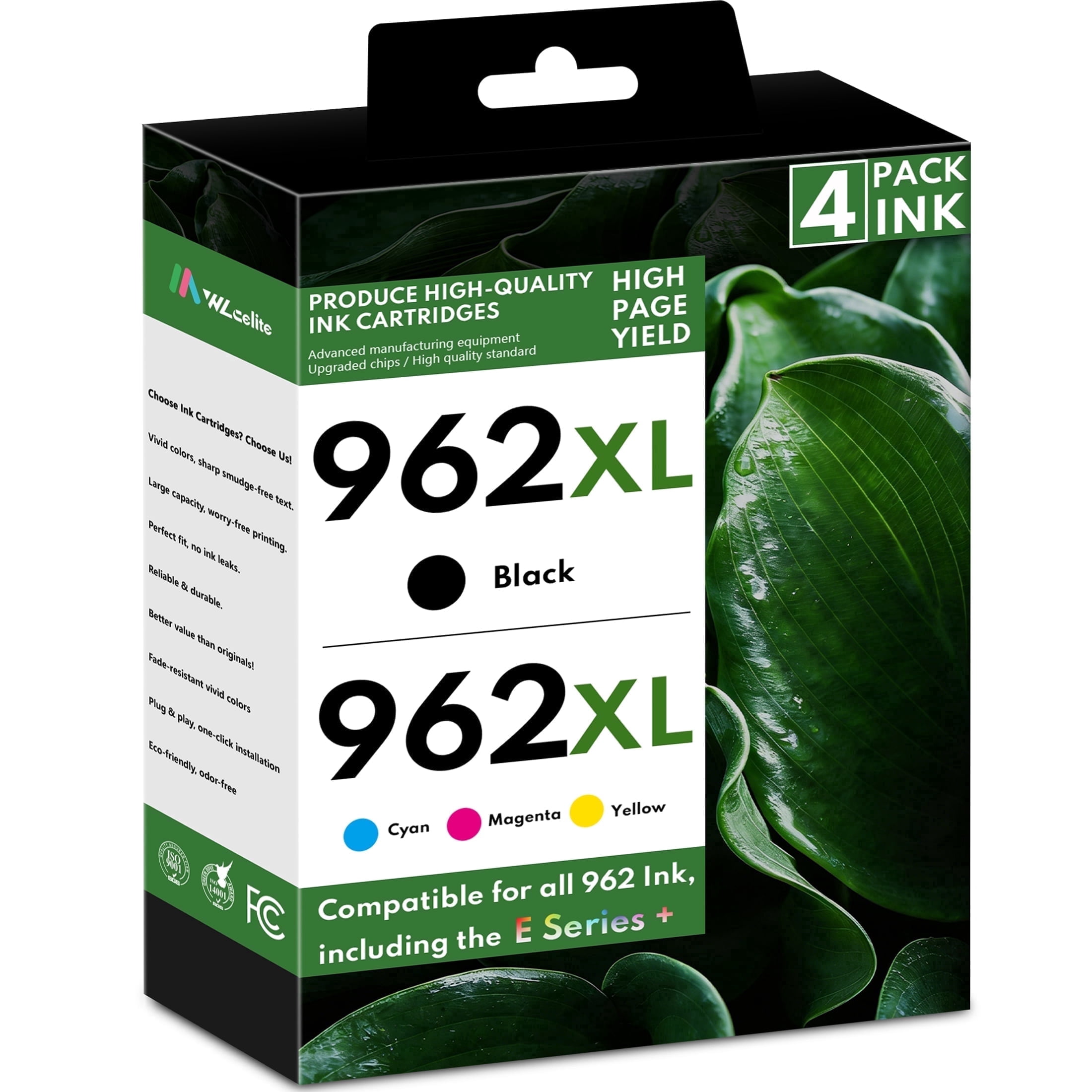 962 Ink Cartridges Compatible for 962 962 XL Ink Cartridges for 9015 ...