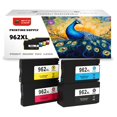 thumbnail image 2 of 4-Pack 962XL Ink Cartridge Set For HP OfficeJet Pro 9010e 9015e 9020e Series – Black + Tri-Color 2 of 6