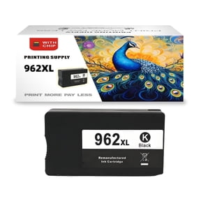 962 XL Black Ink Cartridge Compatible for 962XL, Fits for Officejet Pro 9010 9012 9012e 9014 9014e 9015 9015e 9016 9018 9018e 9019 9019e 9020 9020e 9022 9025 9026 9027 9028 9029