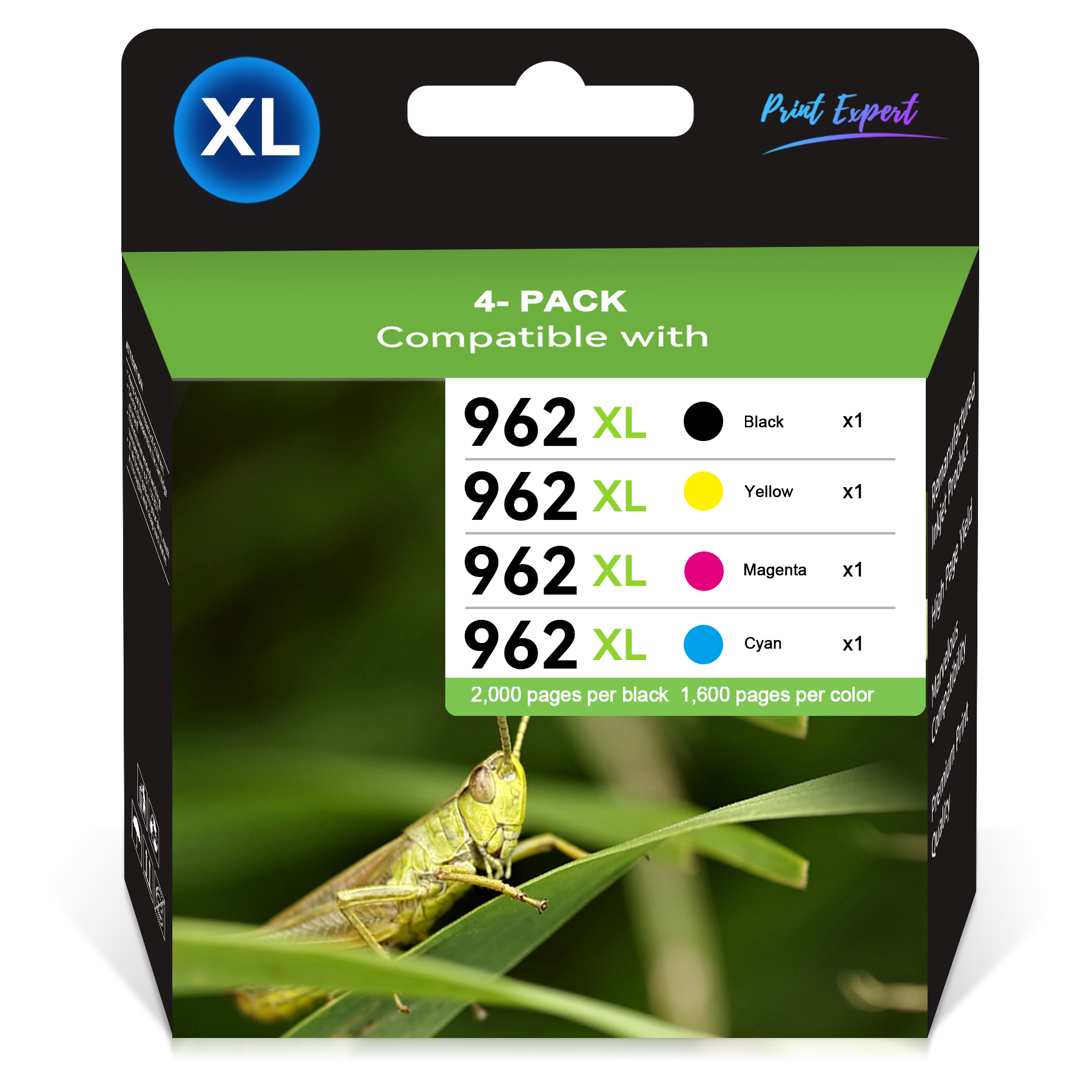 962XL 962 Ink Cartridges Replacement for HP Printer Ink 962 XL 962XL