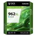 thumbnail image 1 of 962XL Cyan 1-Pack Ink Cartridge Compatible for HP962 Color Ink Works with OfficeJet Pro 9010 9015 9016 9018 9019 9020 9025 9012e 9015e 9022e 9025e, 1 of 8