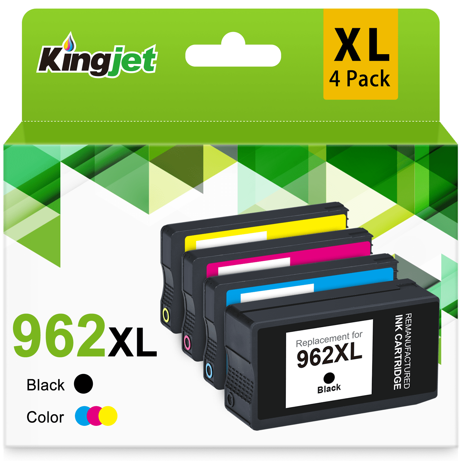962XL Ink Cartridge for HP 962 XL 962XL Ink Cartridge Combo Pack for HP