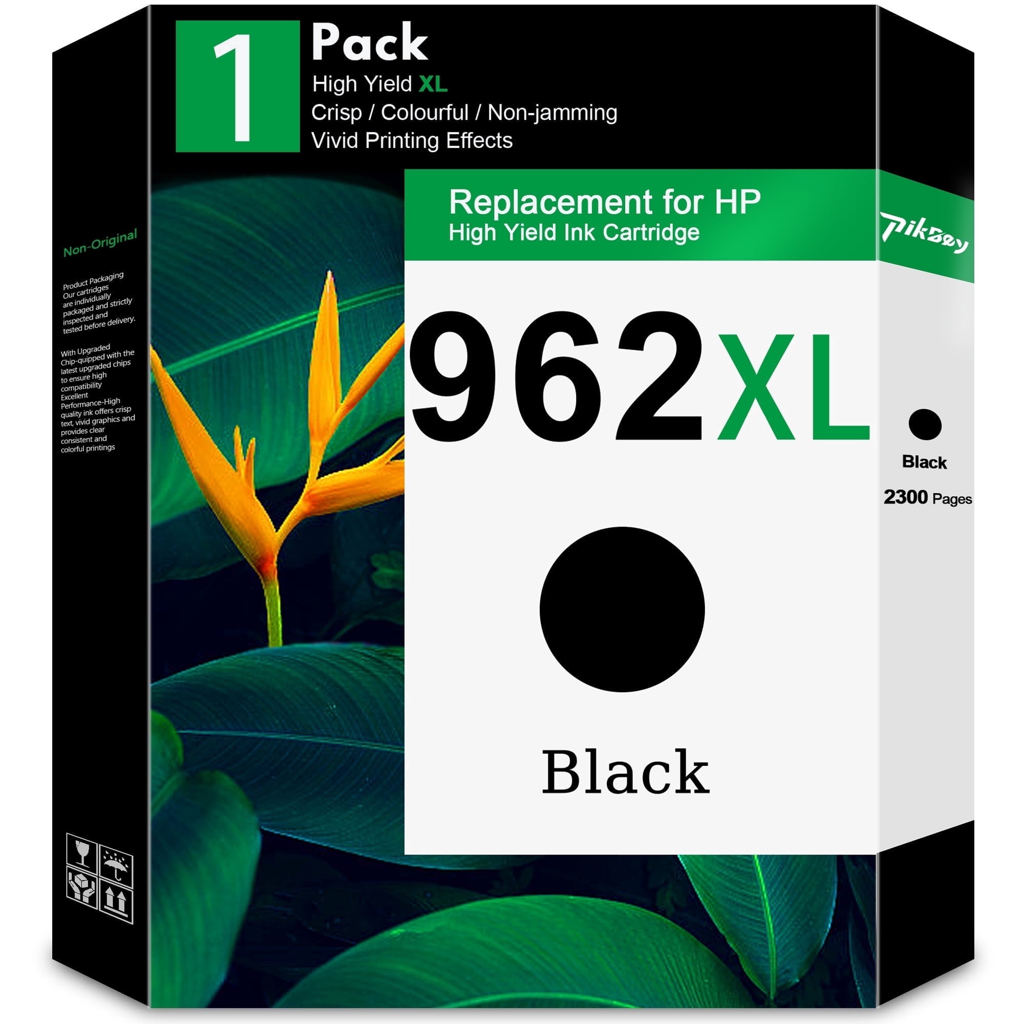 Hp 864 Ink 962XL Ink Cartridges 1 Pack Black Compatible for HP962 Ink Cartridge ...