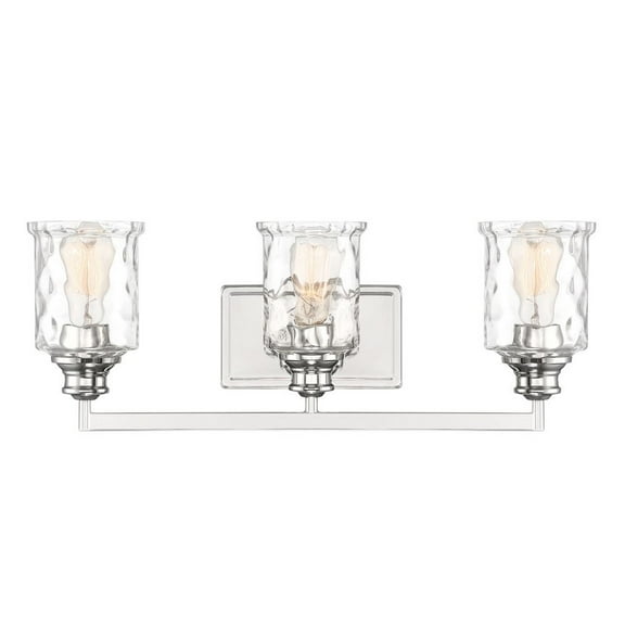 96303-PN-Designers Fountain-Drake - Three Light Bath Bar-Polished Nickel Finish