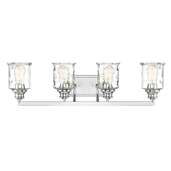 96304-PN-Designers Fountain-Drake - Four Light Bath Bar-Polished Nickel Finish