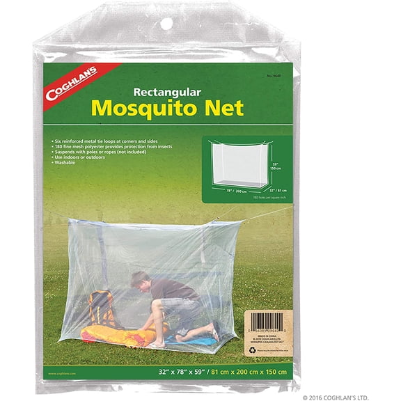 9640 32x78 Mosquito Bed Net, Multicolor, single wide / 180-mesh