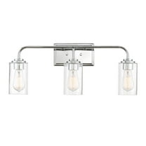 96403-CH-Designers Fountain-Logan - Three Light Bath Bar-Chrome Finish