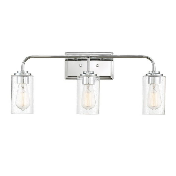 96403-CH-Designers Fountain-Logan - Three Light Bath Bar-Chrome Finish