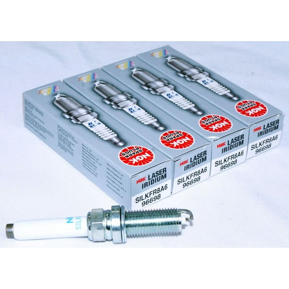 96698 NGK Spark Plug SILKFR8A6 Laser Iridium - 4 Pack