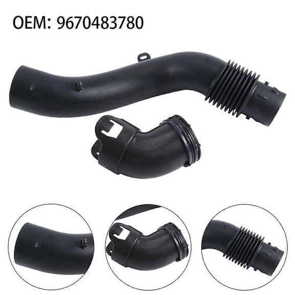 9670483780 Car Air Filter Connecting Air Intake Pipe Intet Hose for Peugeot 308 3008 408 508 Citroen