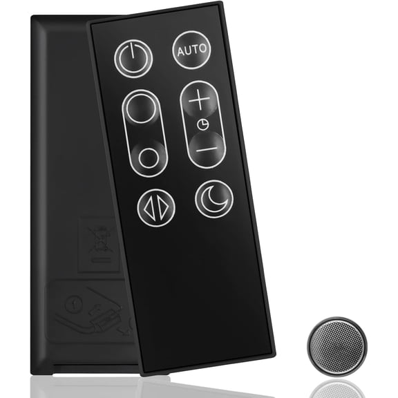 967400-01 Replacement Remote Control for Dyson Pure Cool Link DP01 DP03 TP02 TP03 Purifying Fan (with Magnetic/Black),Compatible with Dyson Fan Remote Replacement