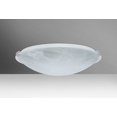 thumbnail image 1 of 968152-LED-SN-Besa Lighting-Trio 16-Two Light Flush Mount-15.75 Inches Wide by 4.75 Inches High-Satin Nickel Finish-Marble Glass Color-LED Lamping, 1 of 1